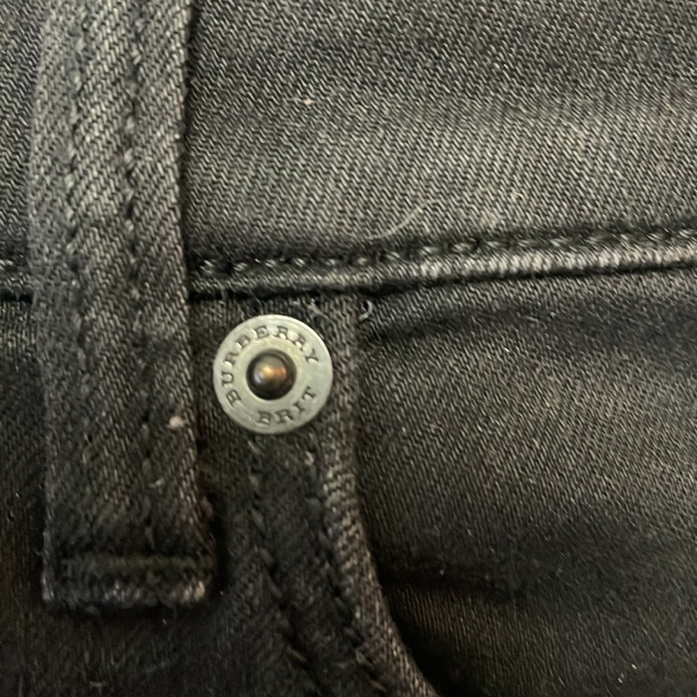 Burberry Brit skinny low-rise washed black jeans - Picture 3 of 12